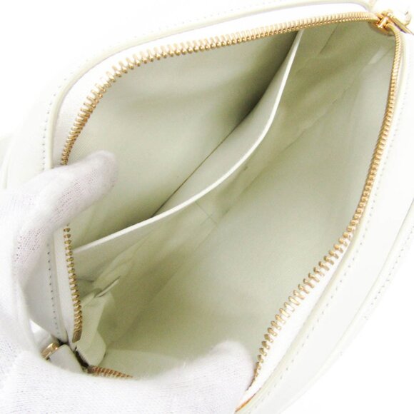 CELINE White Leather Shoulder Bag - Picture 3 of 15